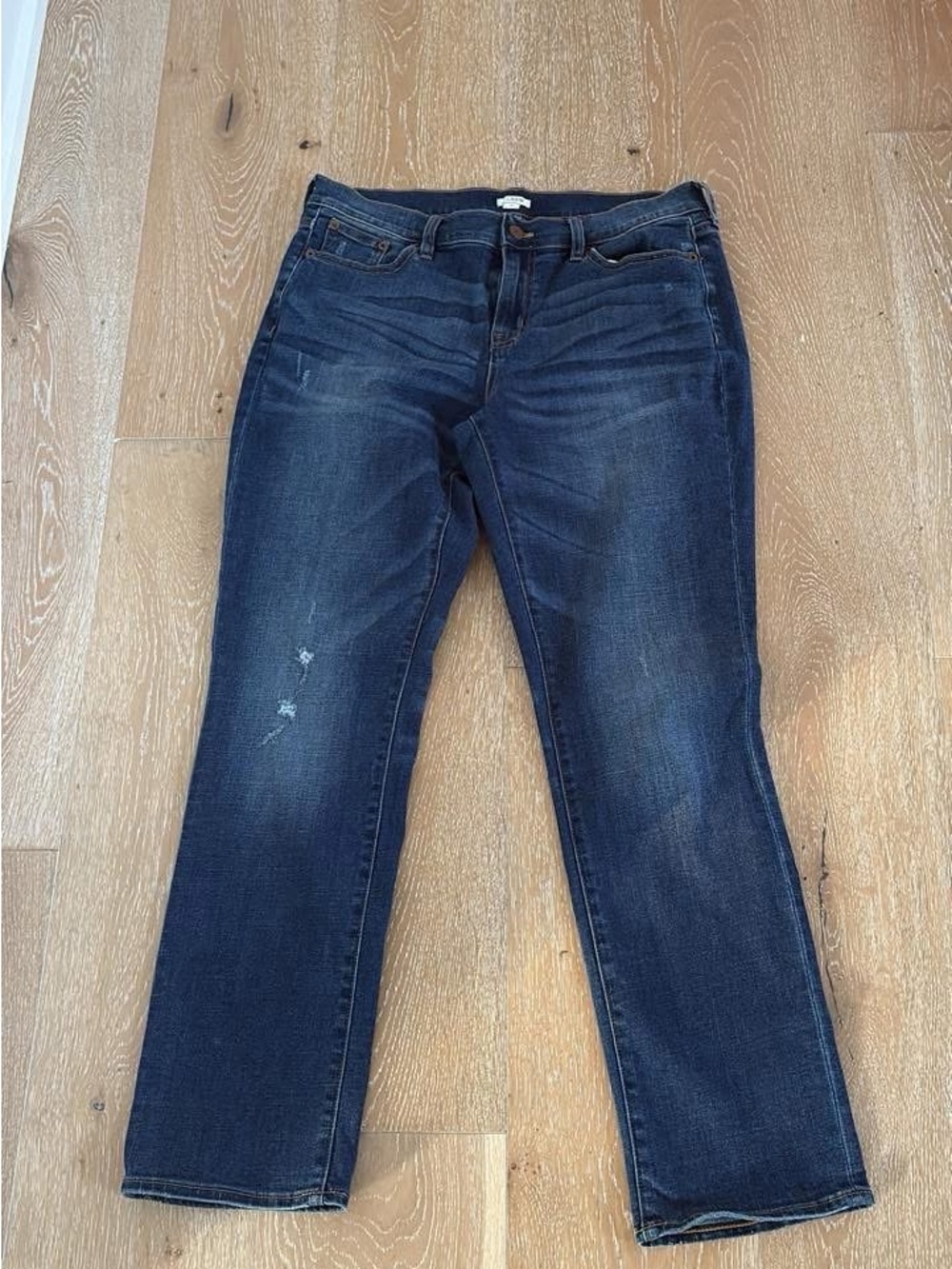 J. Crew Dark Indigo Bootcut Stretch Jeans